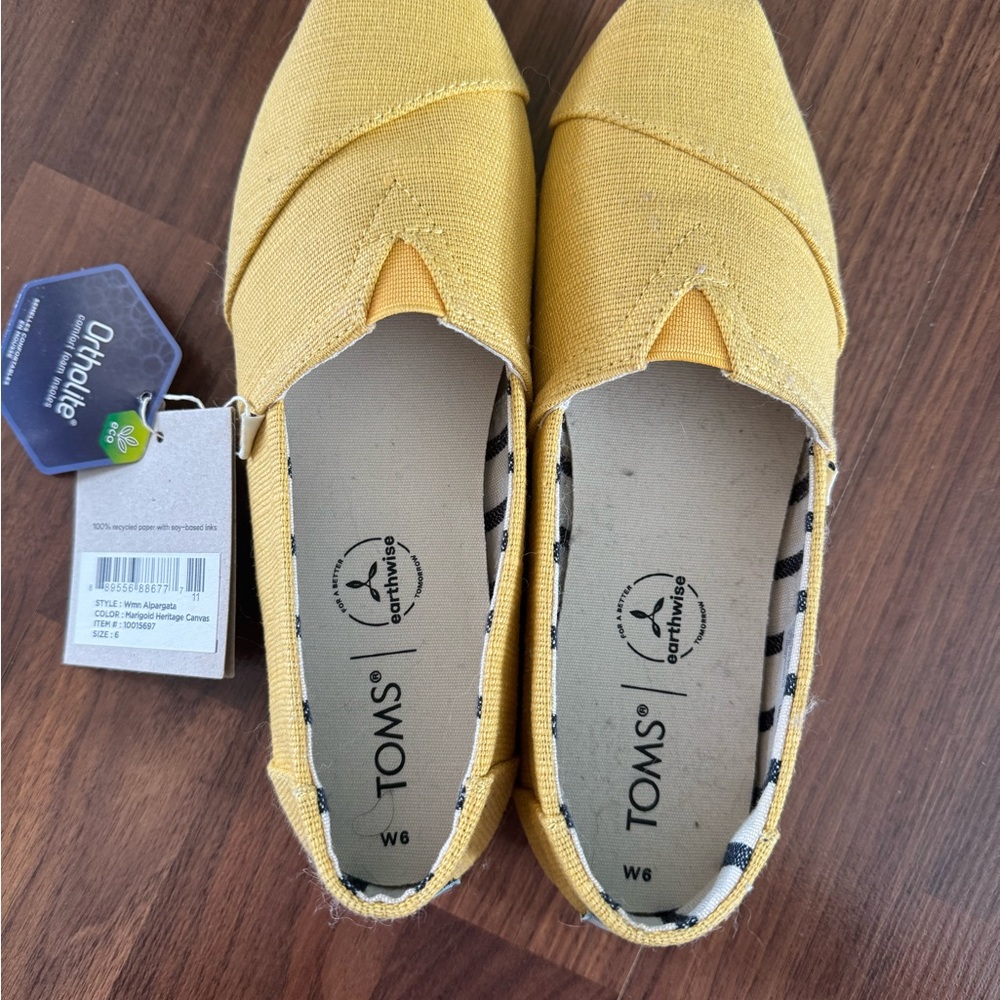 TOMS Sunny Yellow Slip-Ons